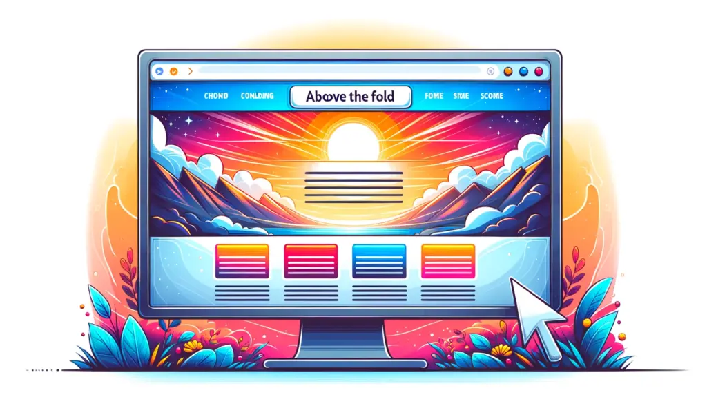 Below the Fold / Above the Fold